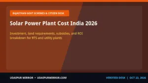 solar power plant cost in india solar power plant cost india 2026