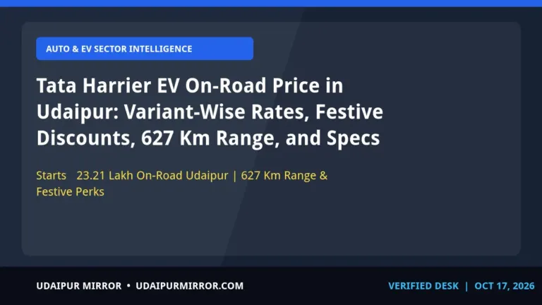 tata harrier ev on road price udaipur flagship electric suv