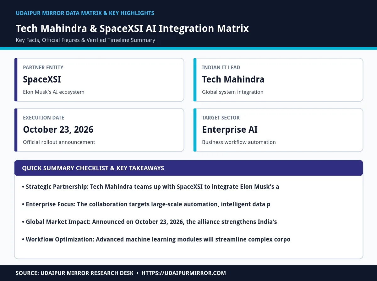 tech mahindra spacexsi ai matrix card