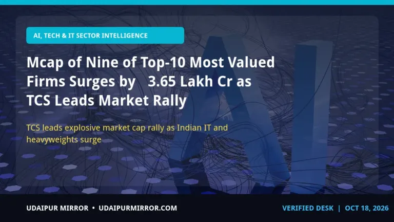 top firms market cap surge top 10 firms add ₹3.65 lakh crore
