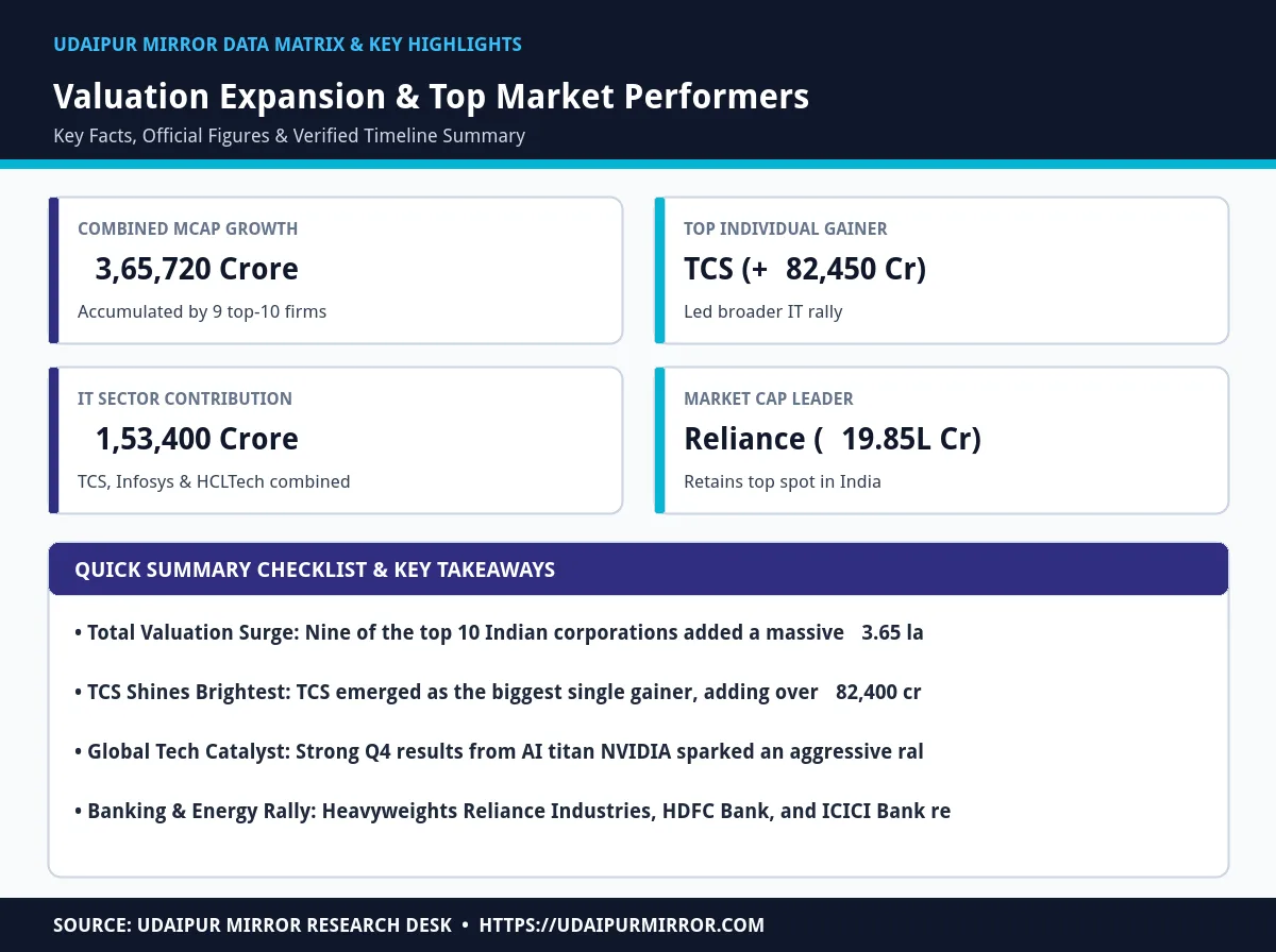 top firms market cap surge matrix card