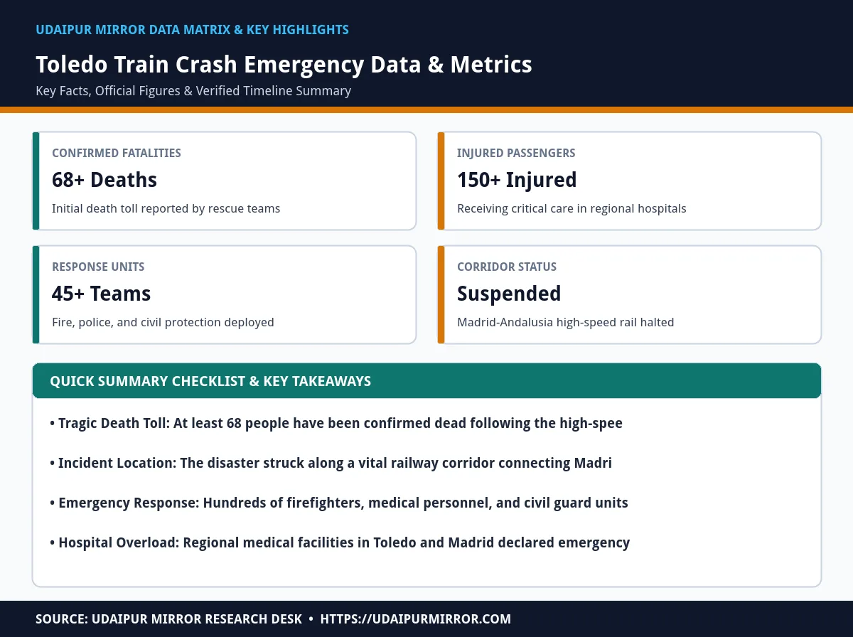 train crash near toledo spain matrix card
