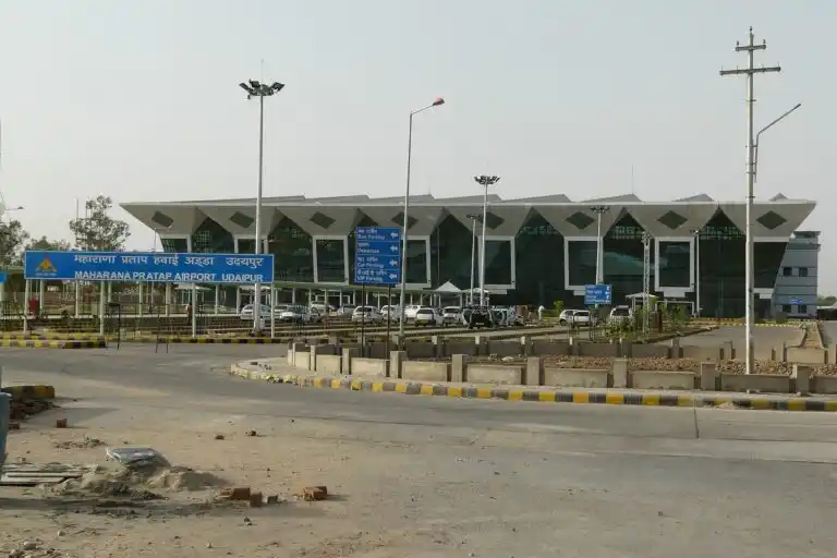 Maharana Pratap Airport Dabok Udaipur passenger terminal expansion, new apron, and winter flight schedule operations