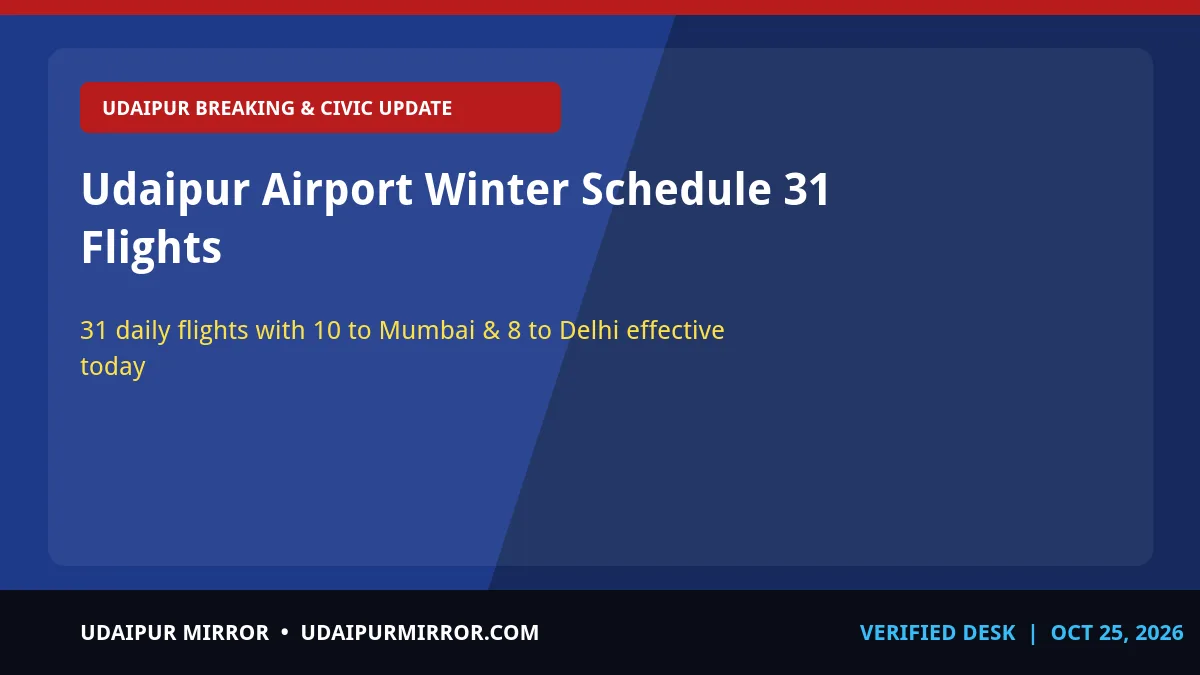 udaipur airport winter schedule udaipur airport winter schedule 31 flights