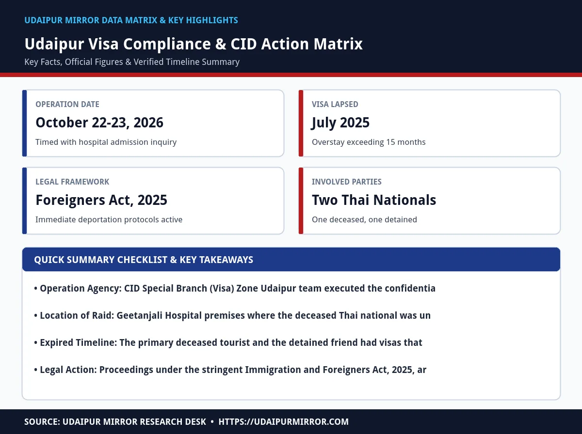 udaipur cid detains thai national matrix card