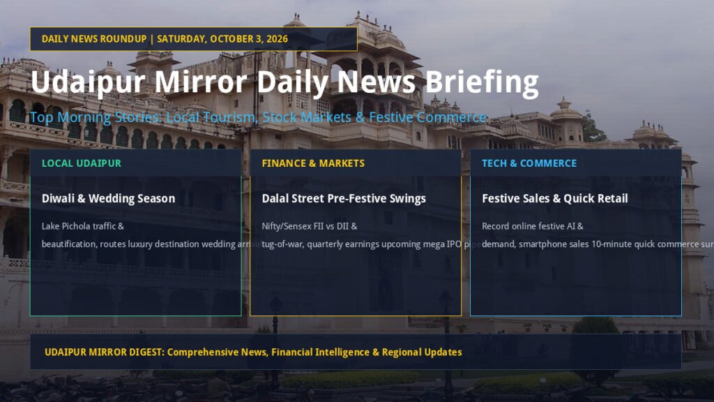Udaipur Mirror Daily News Roundup October 3 2026 Featured Banner