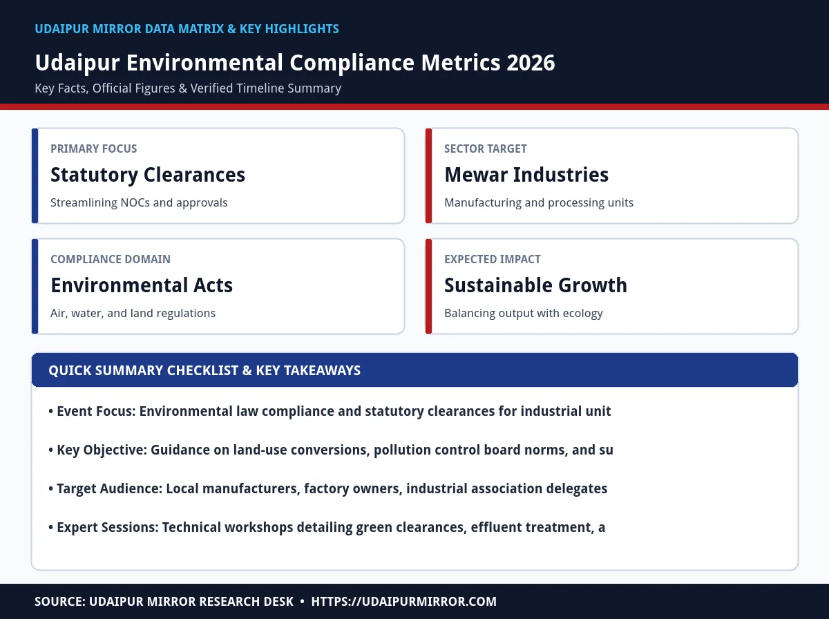 udaipur environmental laws seminar matrix card