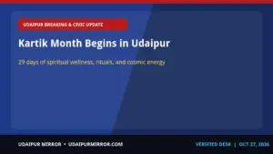 udaipur kartik month 2026 kartik month begins in udaipur