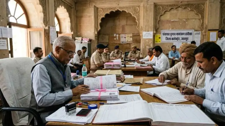 Udaipur Panchayat Election 2026 - Scrutiny of 750 Nomination Papers