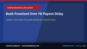udaipur permanent lok adalat bank fd penalty udaipur bank fined rs 32k for fd delay