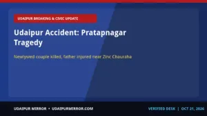 udaipur pratapnagar zinc chauraha accident udaipur accident: pratapnagar tragedy