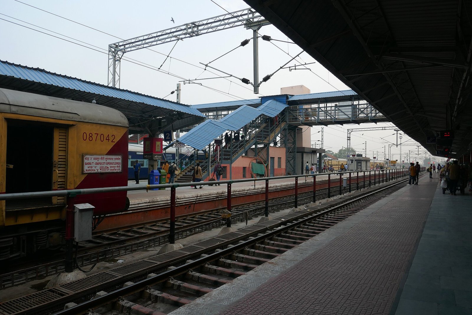 Udaipur City Railway Station 350+ Cr redevelopment: Construction progress, new terminal architecture, and modern concourse