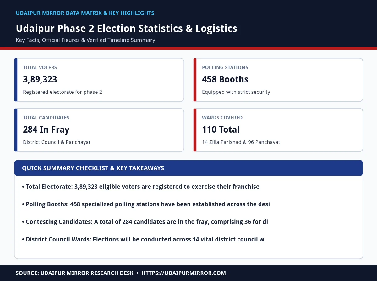 udaipur second phase local elections matrix card