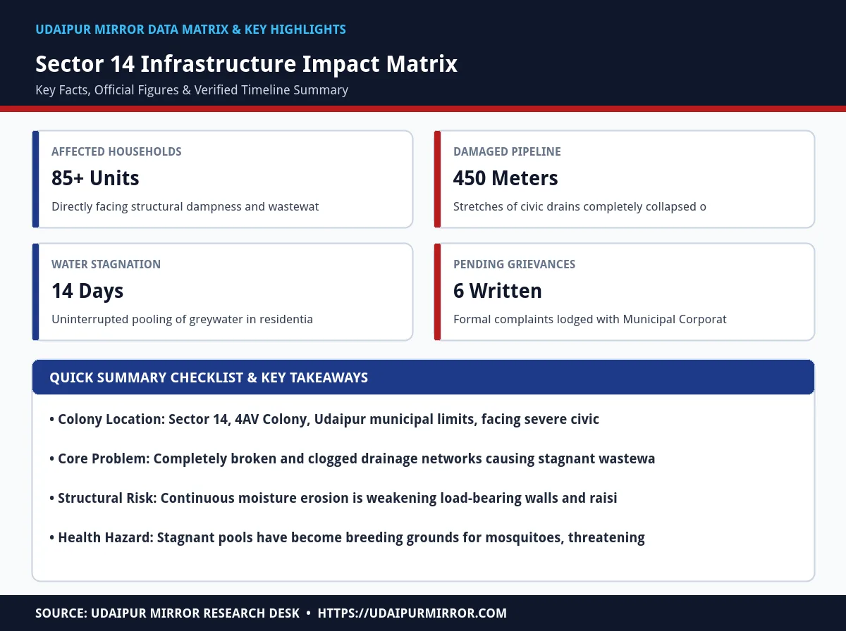 sector 14 4av colony drainage matrix card