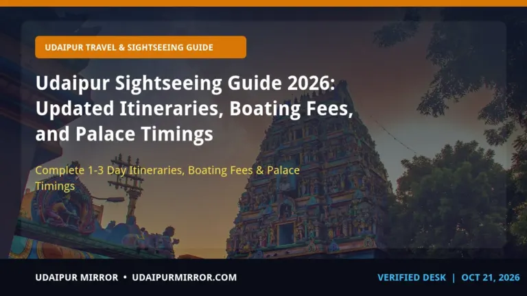 udaipur sightseeing guide 2026 udaipur 2026 travel guide