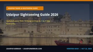 udaipur sightseeing itineraries lake guides udaipur sightseeing guide 2026