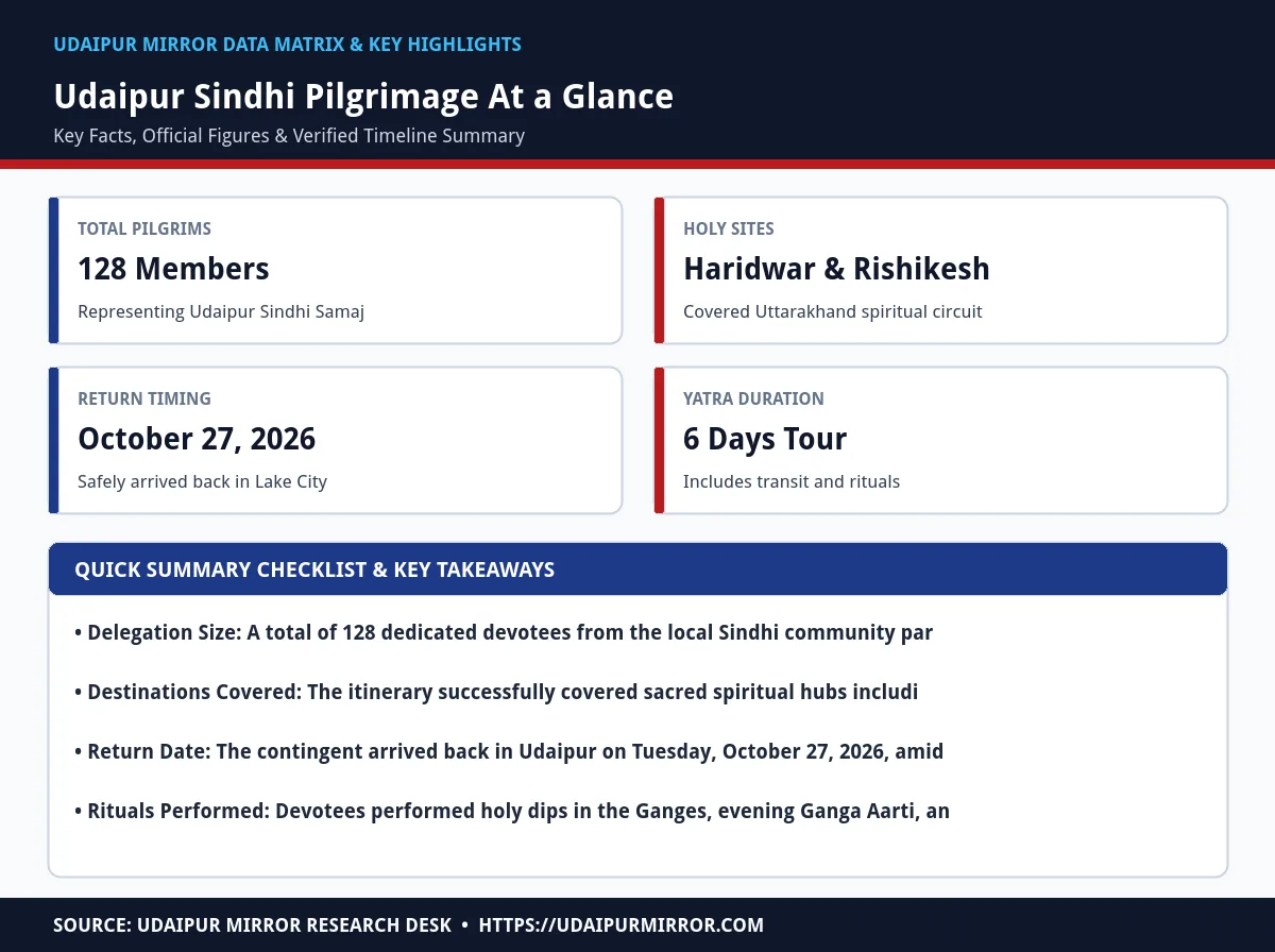 udaipur sindhi community pilgrimage matrix card