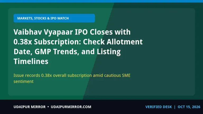 vaibhav vyapaar ipo details vaibhav vyapaar ipo bidding & allotment