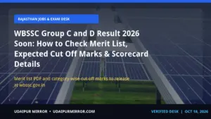 wbssc group c and d result 2026 wbssc group c & d result 2026 expected soon