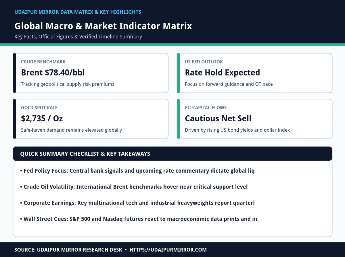 fed policy verdict and crude oil matrix card
