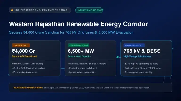 Western Rajasthan renewable energy corridor secures 4800 crore boost banner