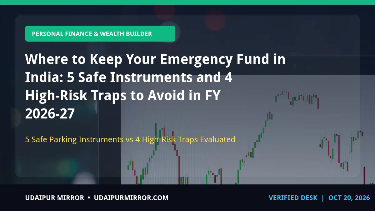 emergency fund in india safe options emergency fund allocation guide 2026